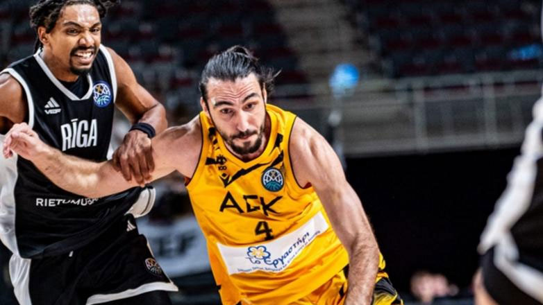 Basketball Champions League: Πρεμιέρα με «διπλό» για την ΑΕΚ, 69-53 τη Ρίγα
