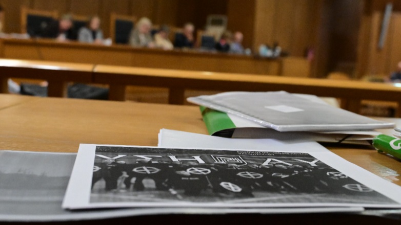 Δίκη Χρυσής Αυγής: Απολογήθηκε η Ελένη Ζαρούλια, σύζυγος του Μιχαλολιάκου