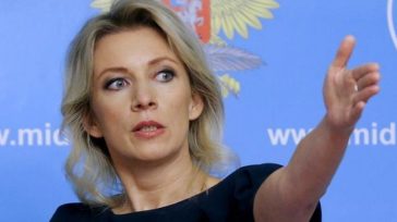 H Ζαχάροβα στηρίζει Τουρκία και Βόρεια Μακεδονία, κατά της Ελλάδας, με αφορμή τη Συμφωνία του Ελσίνκι