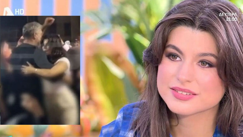 Δανάη Παππά: Απαντάει πρώτη φορά για τον χορό με τον Βασίλη Μπισμπίκη στο κρητικό γλέντι – Βίντεο