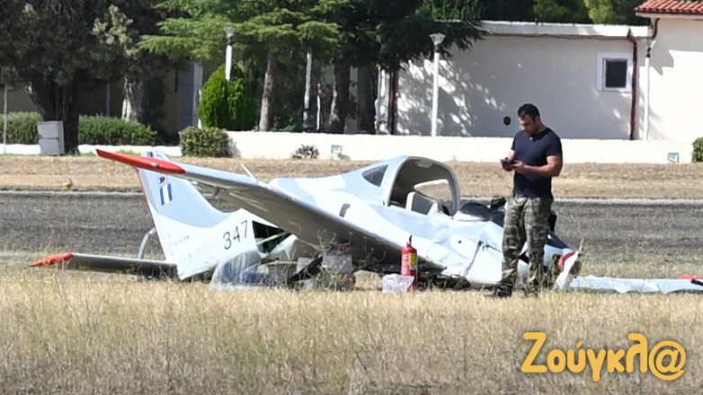Διασωληνωμένος ο χειριστής του εκπαιδευτικού αεροσκάφους που κατέπεσε στο Τατόι