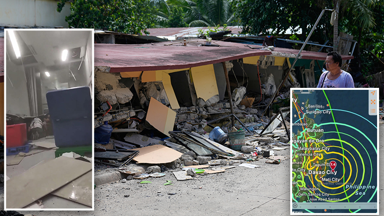 Πολύ ισχυρός σεισμός 7,4  Ρίχτερ στις Φιλιππίνες – Δείτε συγκλονιστικά βίντεο