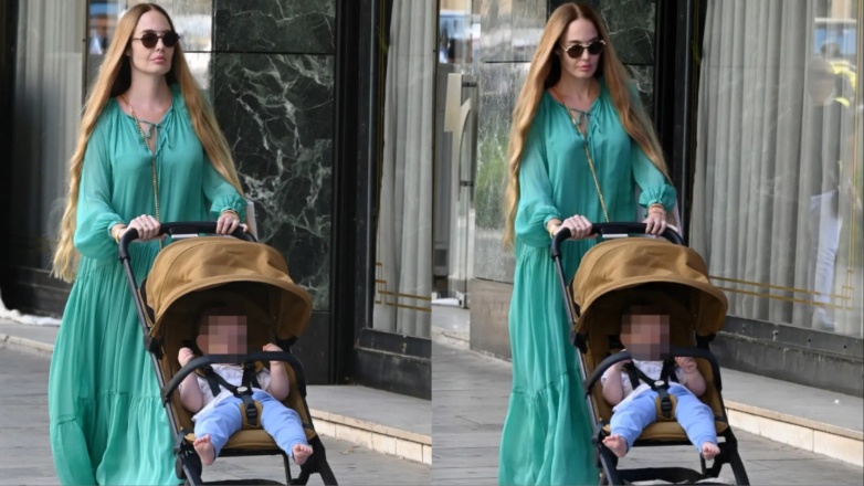 Αντωνία Καλλιμούκου: Έγινε μητέρα – Η πρώτη δημόσια εμφάνιση με το γιο της στο κέντρο της Αθήνας