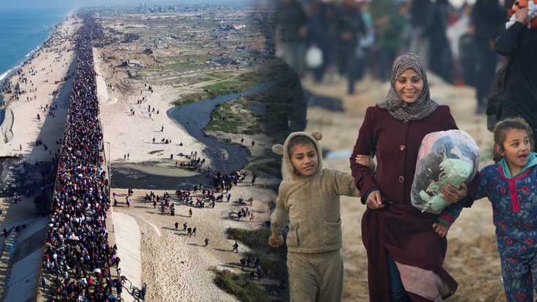 Συνεχίζεται το ανθρώπινο ποτάμι Παλαιστινίων που επιστρέφουν στη Βόρεια Γάζα