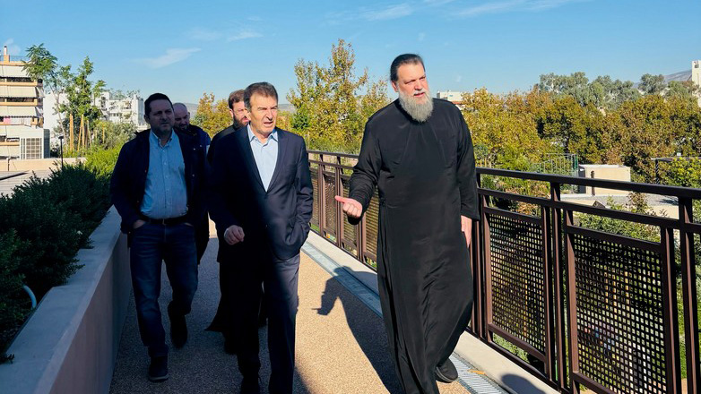 Επίσκεψη του Υπουργού Προστασίας του Πολίτη κ. Μιχάλη Χρυσοχοΐδη στο «Ιωνικό Κέντρο» της Ι.Μ. Νέας Ιωνίας