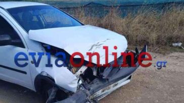 Εύβοια: Σύγκρουση δύο  Ι.Χ. με τραυματία