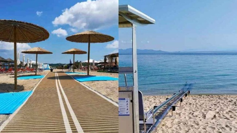 Χαλκιδική: Ακόμη τρεις παραλίες του Δήμου Αριστοτέλη φιλικές για ΑμεΑ