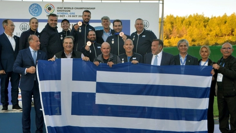 Σκοποβολή: Χάλκινο μετάλλιο για την Ελλάδα στο Παγκόσμιο Πρωτάθλημα