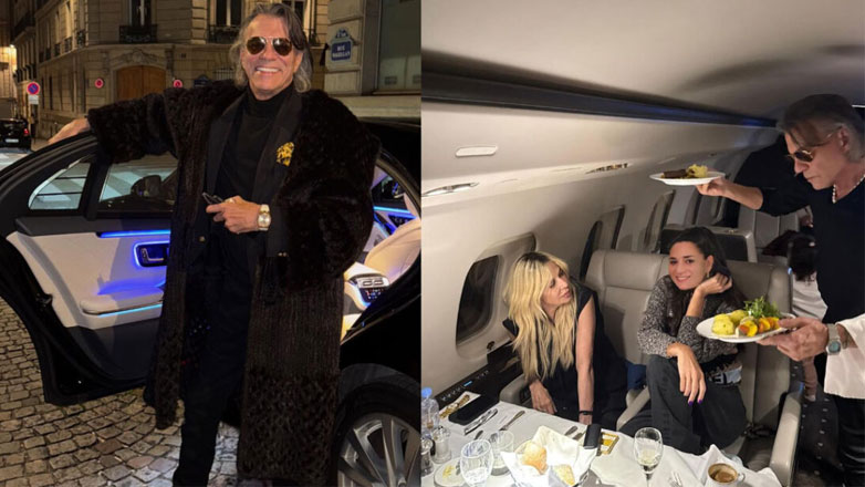 Ηλίας Ψινάκης: Πέταξε με ιδιωτικό τζετ μαζί με την Άννα Βίσση για τη συναυλία της στο Παρίσι