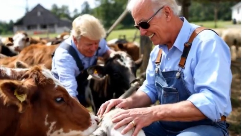 «Επικό» βίντεο με Τραμπ και Μπάιντεν από το ΑΙ