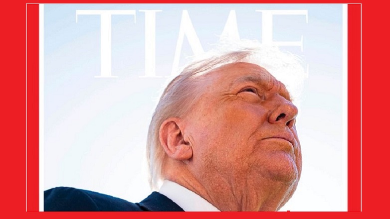 Ο Τραμπ θύμωσε με το εξώφυλλο του Time: «Μου εξαφάνισαν τα μαλλιά»