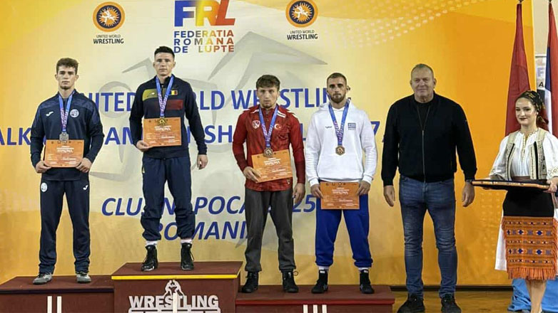 Τριπλή επιτυχία στο Βαλκανικό πρωτάθλημα Πάλης U20