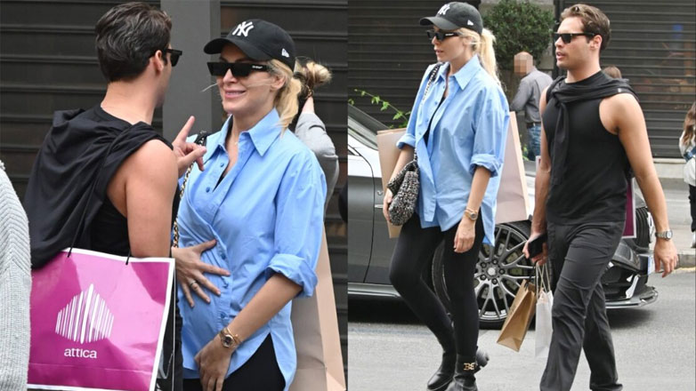 Κατερίνα Καινούργιου: Βόλτα με φουσκωμένη κοιλίτσα στο κέντρο της Αθήνας – Αποκαλυπτικές φωτογραφίες