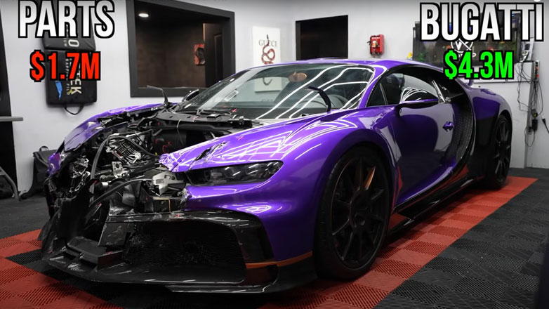 Mόνο τα φώτα μιας Bugatti, κοστίζουν όσο ένα τριάρι διαμέρισμα στην Αθήνα 