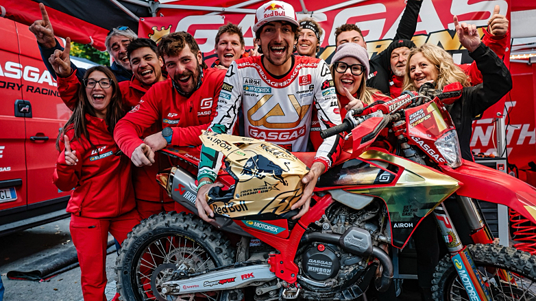 Ο Andrea Verona της GASGAS είναι ο Παγκόσμιος Πρωταθλητής της Enduro2