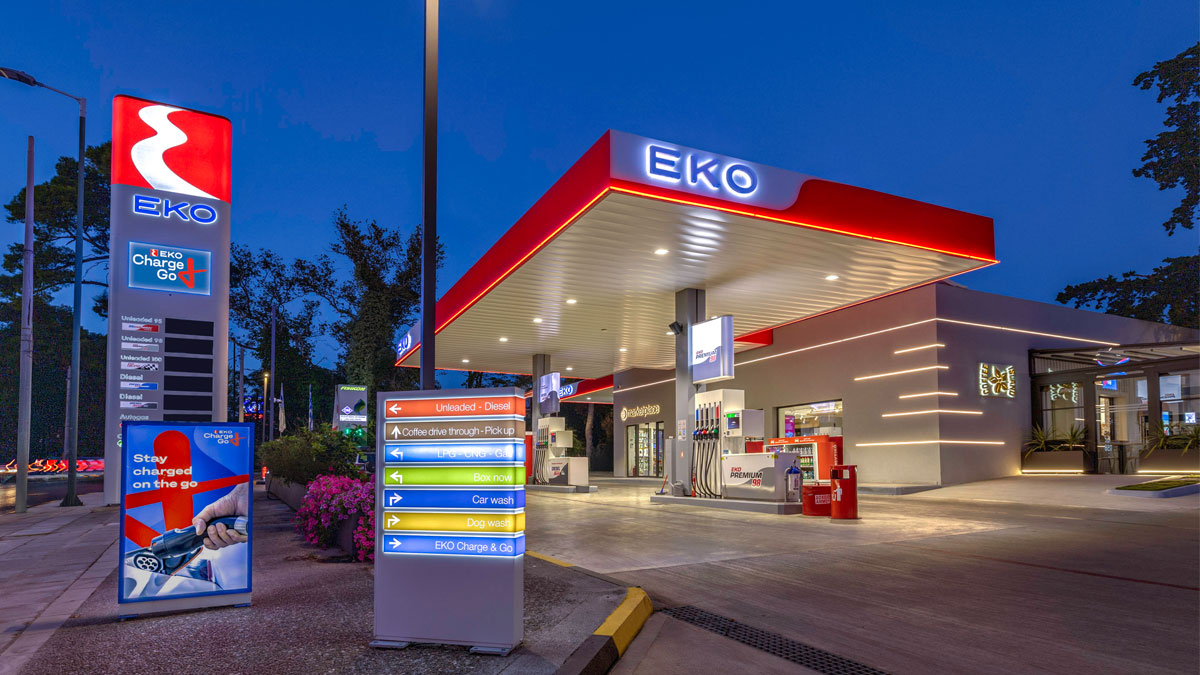 Γεγονός το πρώτο ΕΚΟ Flagship πρατήριο στην Κηφισιά που προσφέρει πολλά περισσότερα από έναν απλό ανεφοδιασμό