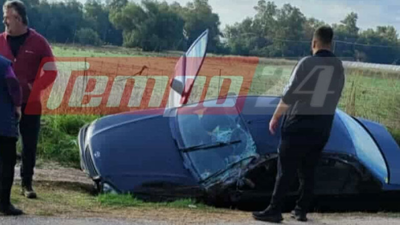 Αχαΐα: Εκσκαφέας παρέσυρε ΙΧ και το έριξε σε χαντάκι