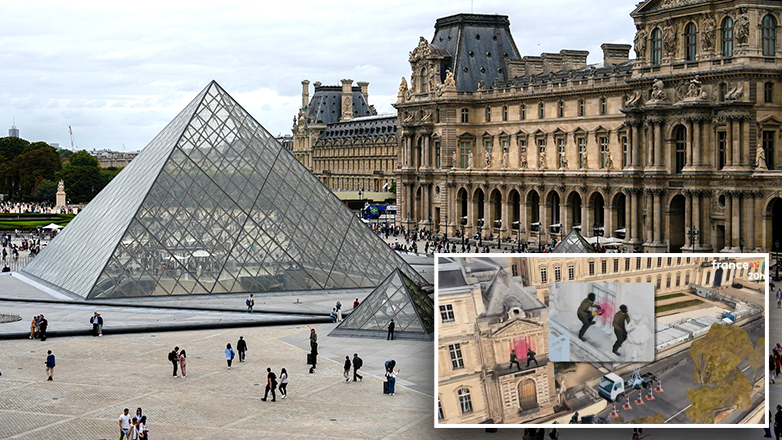 Αναπαράσταση της ληστείας στο Λούβρο με τα «μάτια» της Τεχνητής Νοημοσύνης