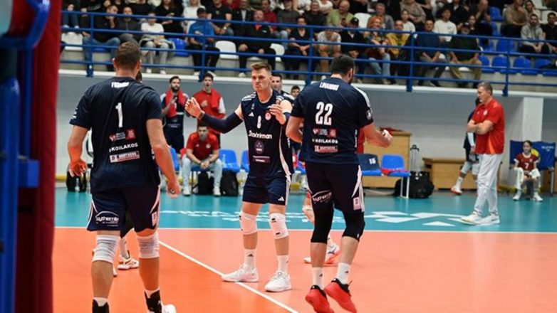 Βόλεϊ: Άνετα ο Ολυμπιακός στο Champions League, 3-0 την Νάπρεντακ Βόλεϊ: Άνετα ο Ολυμπιακός στο Champions League, 3-0 την Νάπρεντακ