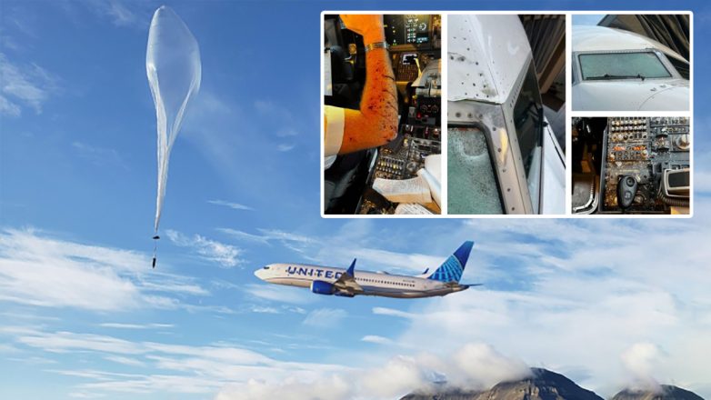 Το αεροσκάφος της United Airlines συγκρούστηκε με … αερόστατο συλλογής μετεωρολογικών δεδομένων Το αεροσκάφος της United Airlines συγκρούστηκε με … αερόστατο συλλογής μετεωρολογικών δεδομένων