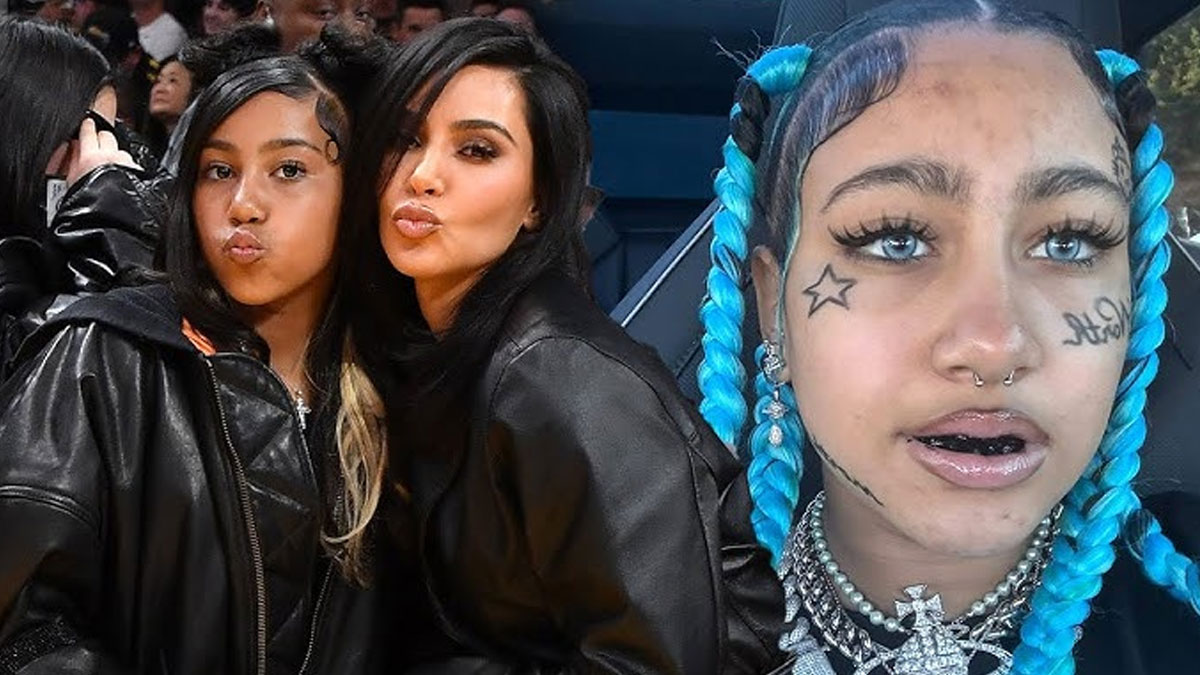 North West: Η 12χρονη κόρη της Kim Kardashian προκαλεί! – Η εμφάνιση με ψεύτικα τατουάζ και μαύρα δόντια