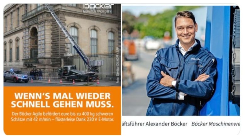 Ληστεία στο Λούβρο: «Χαμός» με την καμπάνια της εταιρείας που έφτιαξε το αναβατόριο