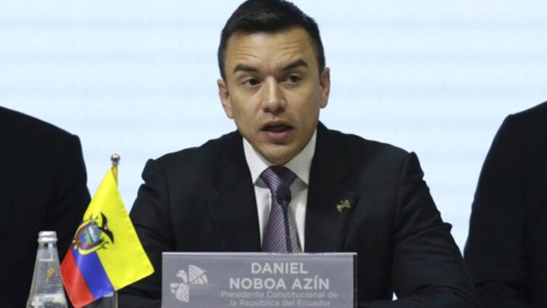 Ισημερινός: Απόπειρα δολοφονίας του με δηλητηριασμένα σοκολατάκια καταγγέλλει ο πρόεδρος Νομπόα Ισημερινός: Απόπειρα δολοφονίας του με δηλητηριασμένα σοκολατάκια καταγγέλλει ο πρόεδρος Νομπόα