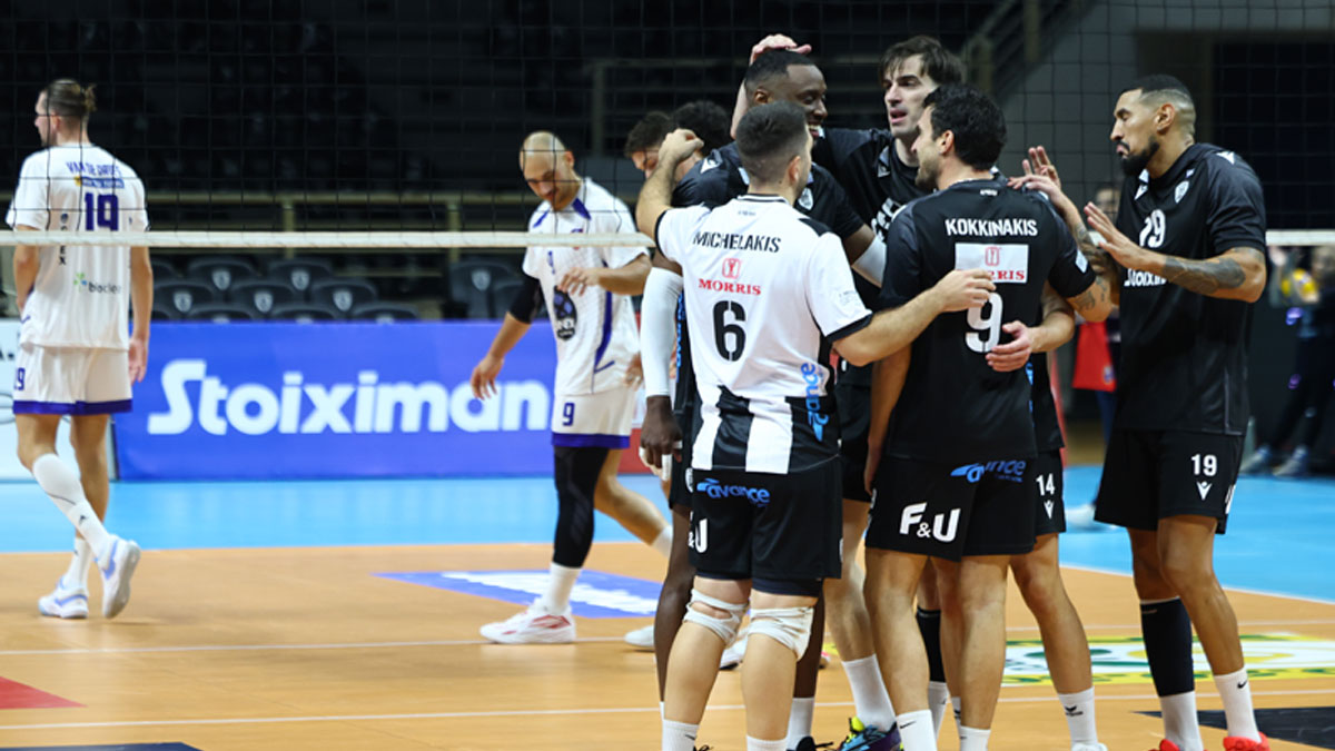 Βόλεϊ: Με το δεξί ο ΠΑΟΚ, 3-0 τον Φοίνικα
