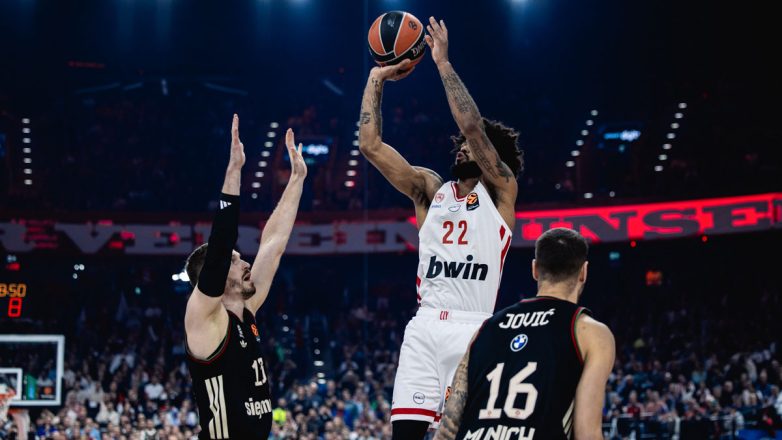 Καταιγιστικός ο Ολυμπιακός στο Μόναχο, 96-71 τη Μπάγερν Καταιγιστικός ο Ολυμπιακός στο Μόναχο, 96-71 τη Μπάγερν