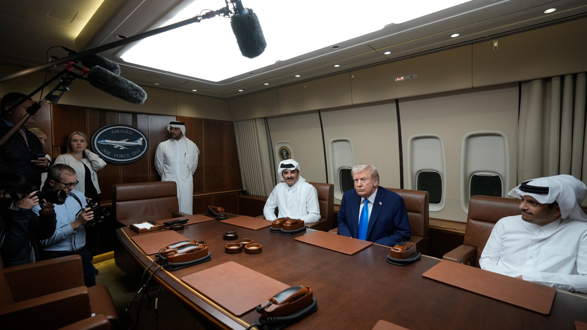 Ο Τραμπ συζήτησε την κατάσταση στη Γάζα με τον εμίρη του Κατάρ
