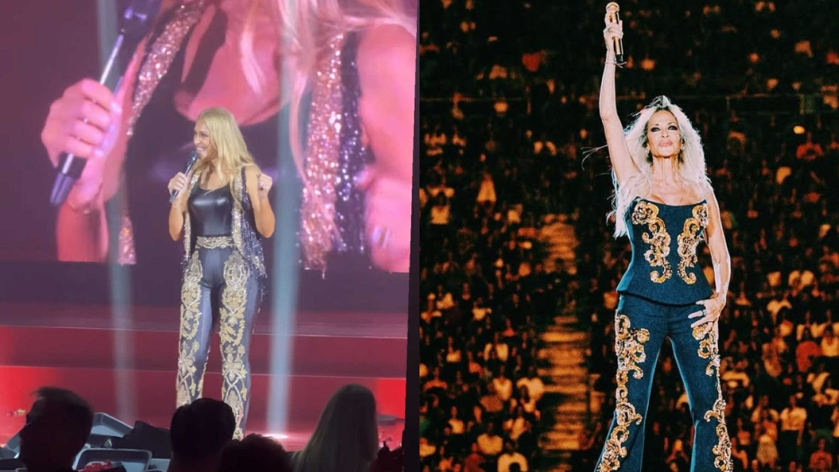 Η Νατάσα Θεοδωρίδου έπαθε … Άννα Βίσση – Η ομοιότητα με το ρούχο των Dolce & Gabbana