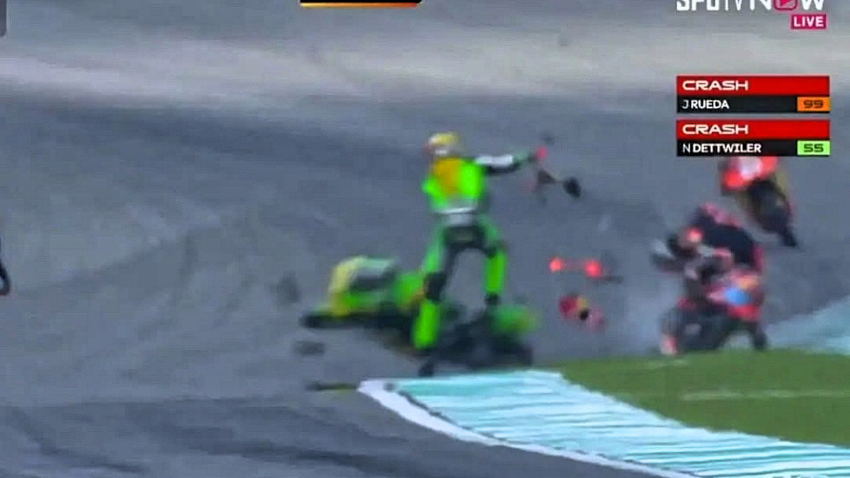 O σοβαρός τραυματισμός του Noah Dettwiler, θέμα για το MotoGP