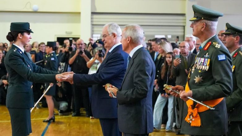 Ορκίστηκαν οι νέοι αξιωματικοί της Στρατιωτικής Σχολής Αξιωματικών Σωμάτων Ορκίστηκαν οι νέοι αξιωματικοί της Στρατιωτικής Σχολής Αξιωματικών Σωμάτων