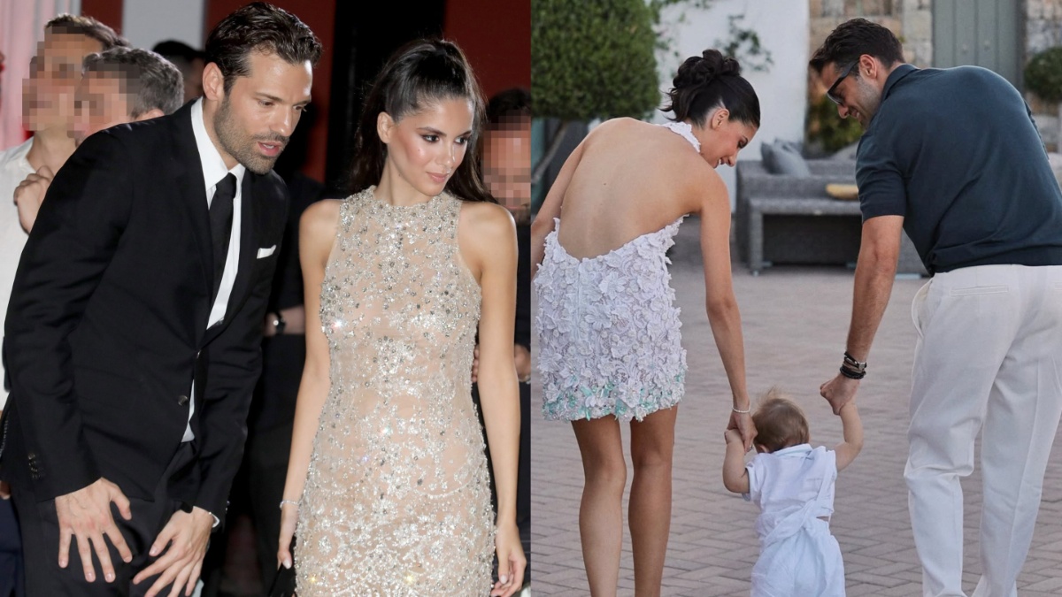 Κωνσταντίνος Αργυρός – Αλεξάνδρα Νίκα: Η φωτογραφία με το γιο τους, Βασίλη να κρατάει την ελληνική σημαία