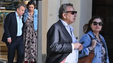 Χρήστος Χωμενίδης – Γωγώ Μπρέμπου: Σπάνια δημόσια εμφάνιση στο κέντρο της Αθήνας Χρήστος Χωμενίδης – Γωγώ Μπρέμπου: Σπάνια δημόσια εμφάνιση στο κέντρο της Αθήνας