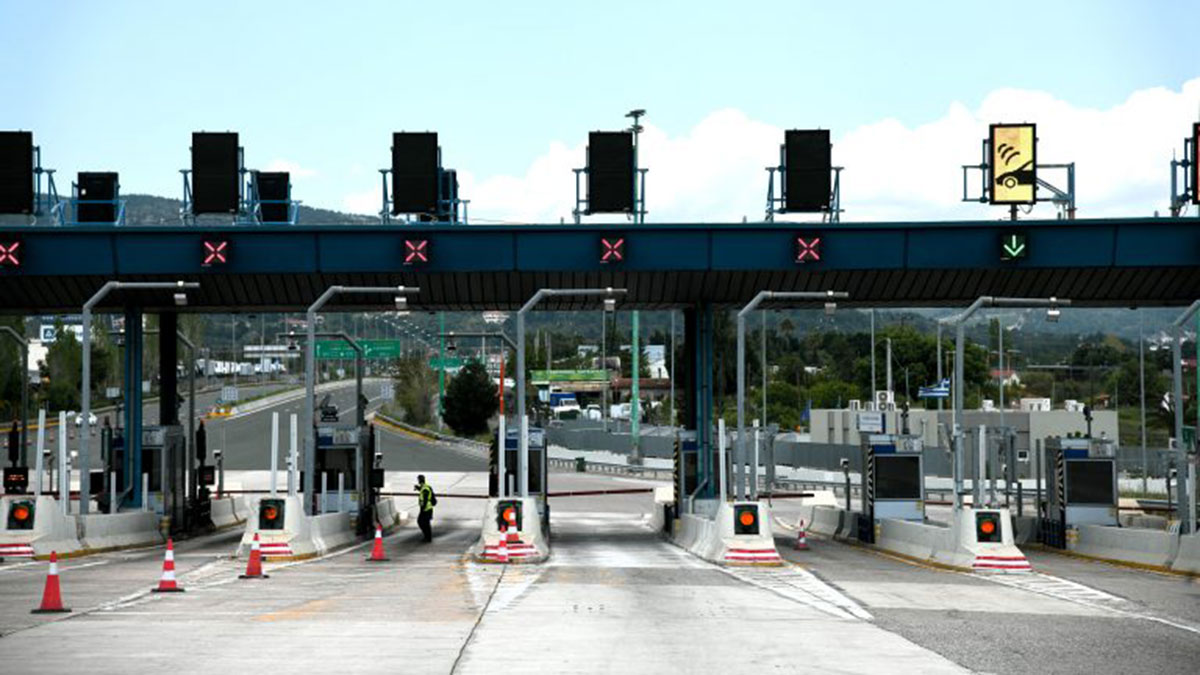 Κυκλοφοριακές ρυθμίσεις από 30/10 έως 12/12 στο μετωπικό σταθμό διοδίων Αφιδνών