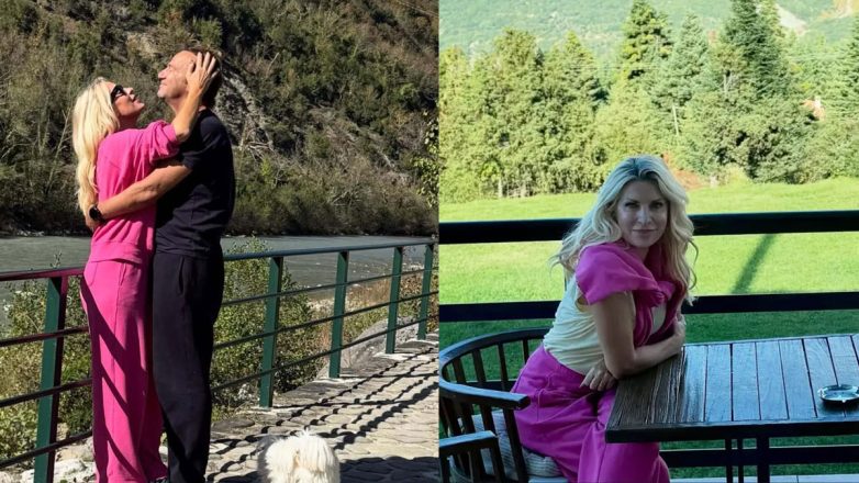 Η Ελένη Μενεγάκη γιόρτασε τα 56α γενέθλιά της στα Τζουμέρκα μαζί με τον Μάκη Παντζόπουλο Η Ελένη Μενεγάκη γιόρτασε τα 56α γενέθλιά της στα Τζουμέρκα μαζί με τον Μάκη Παντζόπουλο