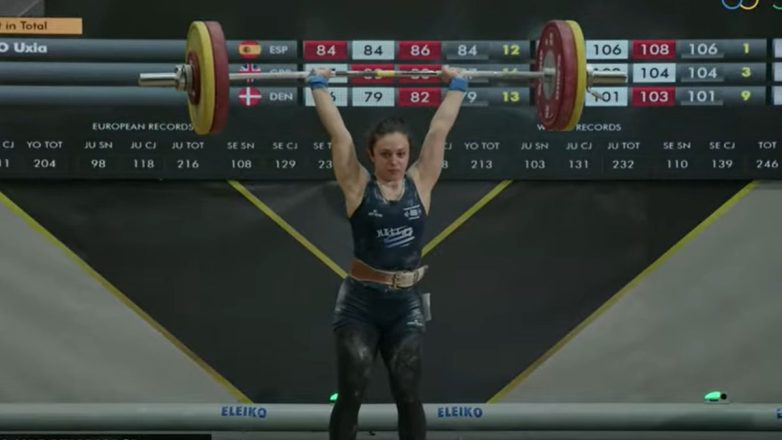 Άρση Βαρών: Τέταρτη στην Ευρώπη η καταπληκτική Εβίτα Καραθανάση