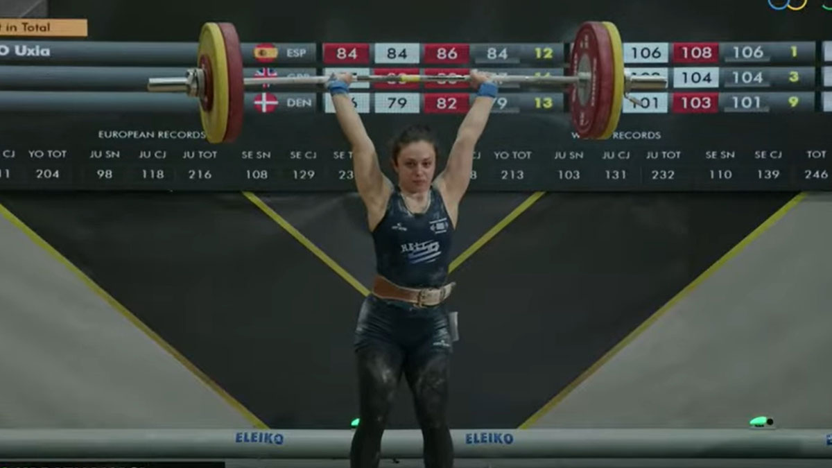 Άρση Βαρών: Τέταρτη στην Ευρώπη η καταπληκτική Εβίτα Καραθανάση