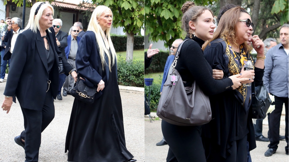 Μάρα Θρασυβουλίδου: Καταρρακωμένη στην κηδεία του συζύγου της, Γιώργου Νιάρχου – Υποβασταζόμενη η κόρη τους