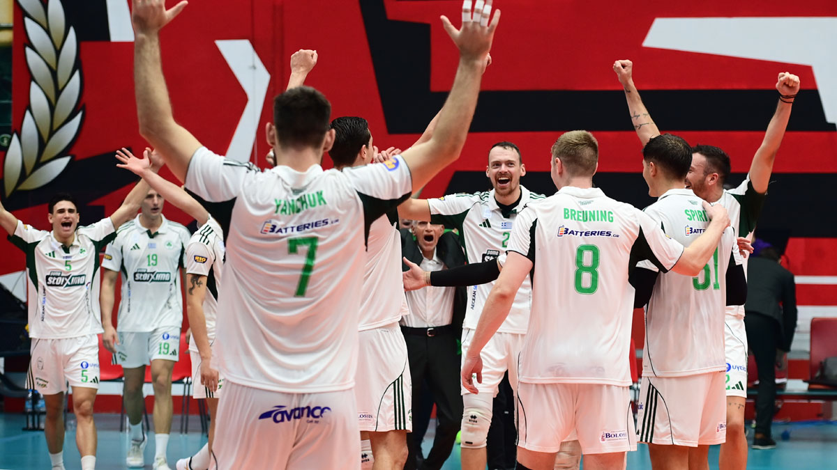 Volley League: Κυρίαρχος ο Παναθηναϊκός, 3-0 τον Ολυμπιακό