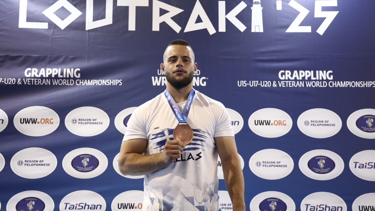 «Χάλκινος» ο Σέρμιας στο Παγκόσμιο πρωτάθλημα Grappling του Λουτρακίου