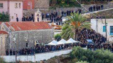 Σε κλίμα οδύνης η κηδεία του Φανούρη Καργάκη στα Βορίζια