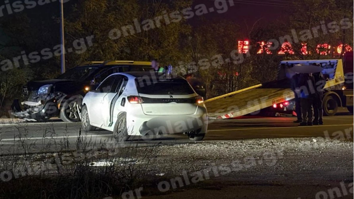 Σοβαρό τροχαίο στη Λάρισα