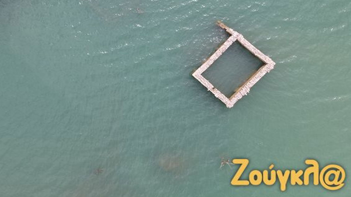 Απόκοσμες εικόνες από τη λίμνη του Μόρνου που στερεύει