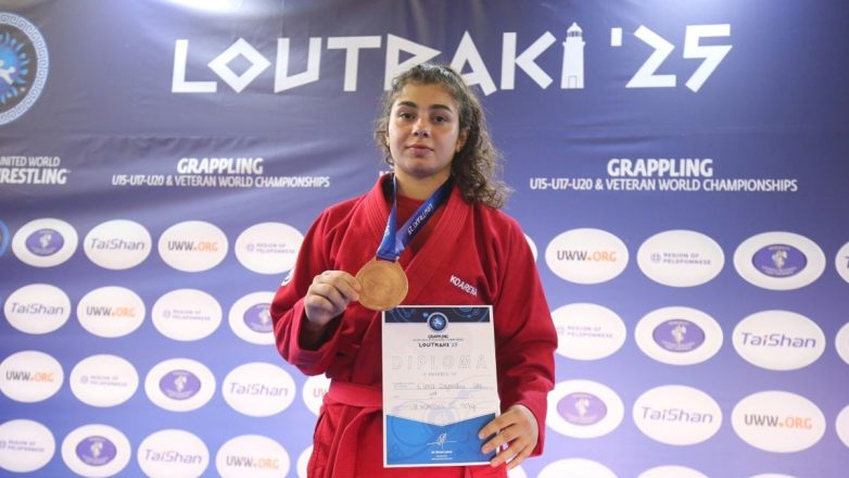 Πάλη: «Χάλκινη» η Έλενα Ζαϊμίδου στο Λουτράκι