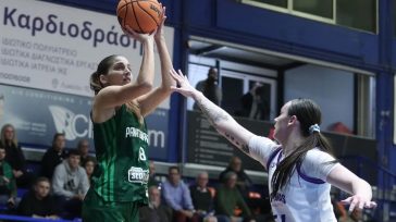 Eurocup γυναικών: Νίκη για τον Παναθηναϊκό, 94-87 τη Νεπτούνας με σούπερ Χατζηλεοντή