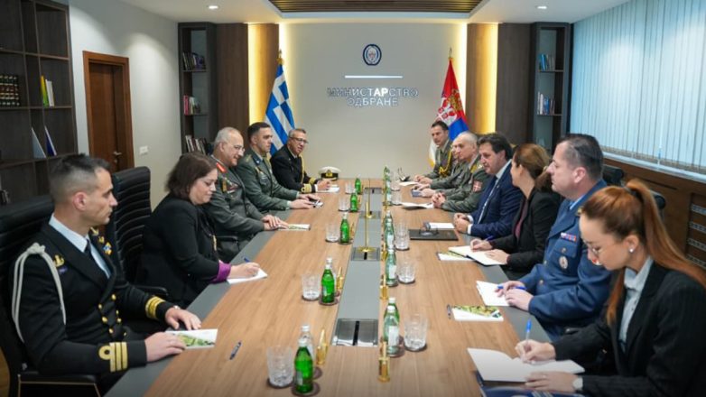 Οι τρέχουσες διεθνείς και στη συνάντηση  του Αρχηγού ΓΕΕΘΑ με τον ομόλογό του στη Σερβία