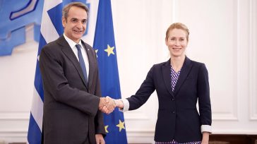 Συνάντηση Κάλας – Μητσοτάκη: «Η Ελλάδα είναι η γέφυρα μεταξύ της Μέσης Ανατολής και της Ευρώπης»