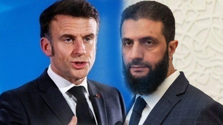 Ο Μακρόν παροτρύνει τον Σάρα να ενταχτεί στον διεθνή συνασπισμό εναντίον των τζιχαντιστών του ΙΚ